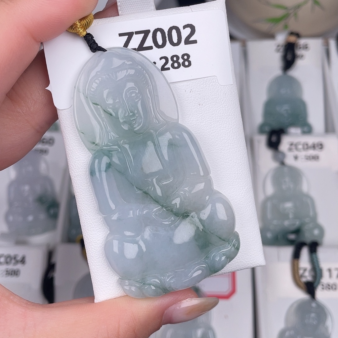 翡翠未镶嵌颈饰zz002