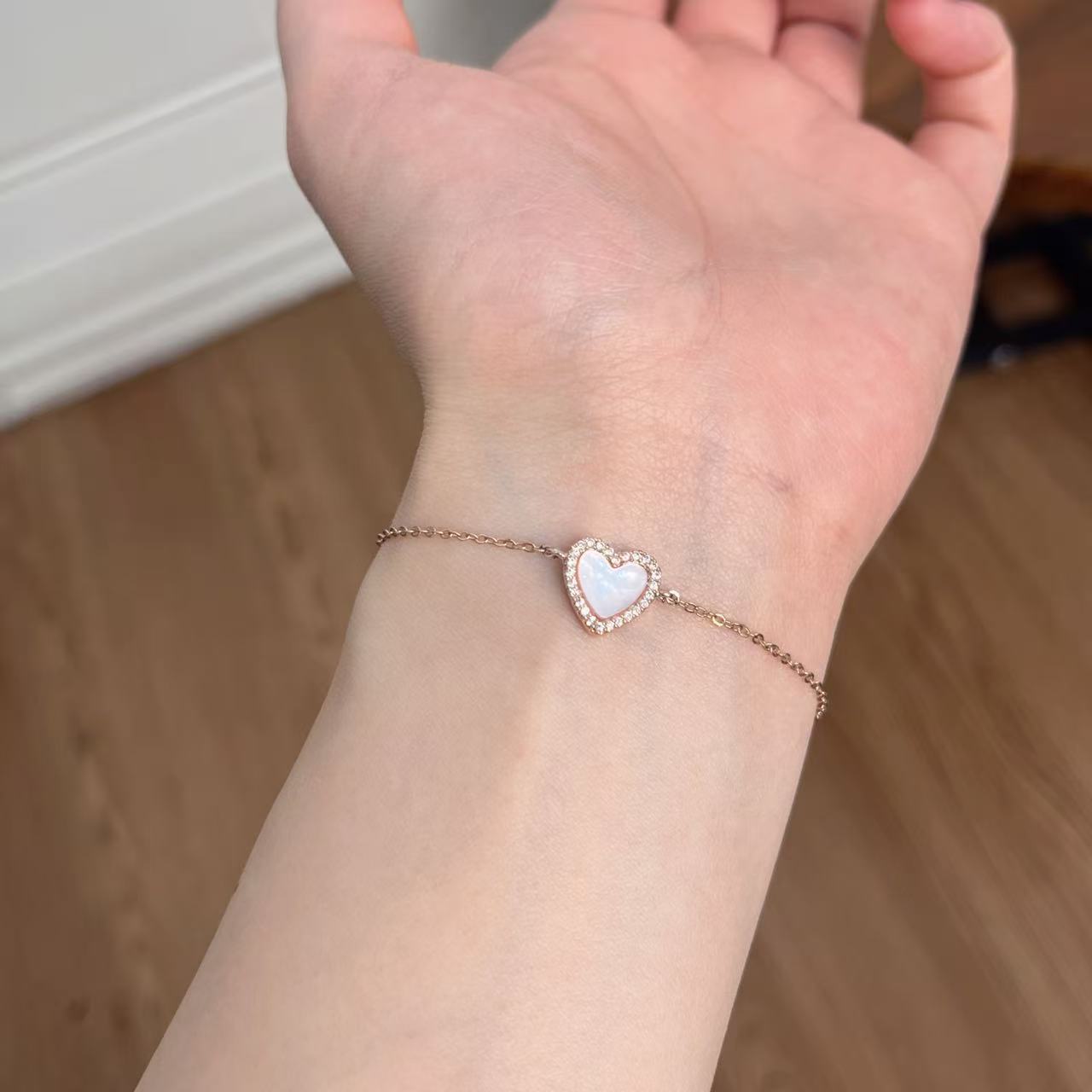 铜合金贝壳手链 CC5127  高定系列  手链 24CM抽拉调节