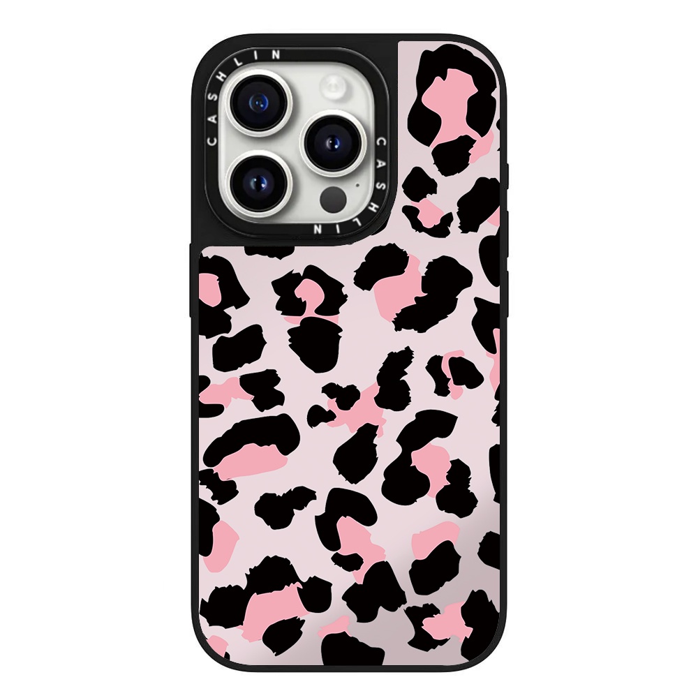 CASE联名满印粉色豹纹适用iPhone17ProMax壳苹果16Promax可爱ins