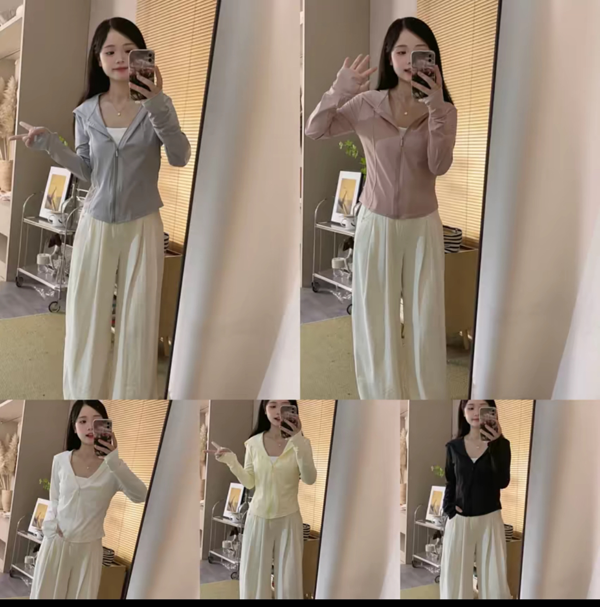 小个子夏季冰丝云朵防晒衫外套