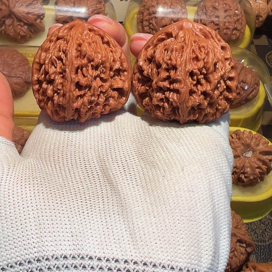 吊坠文玩核桃41有修三角疆