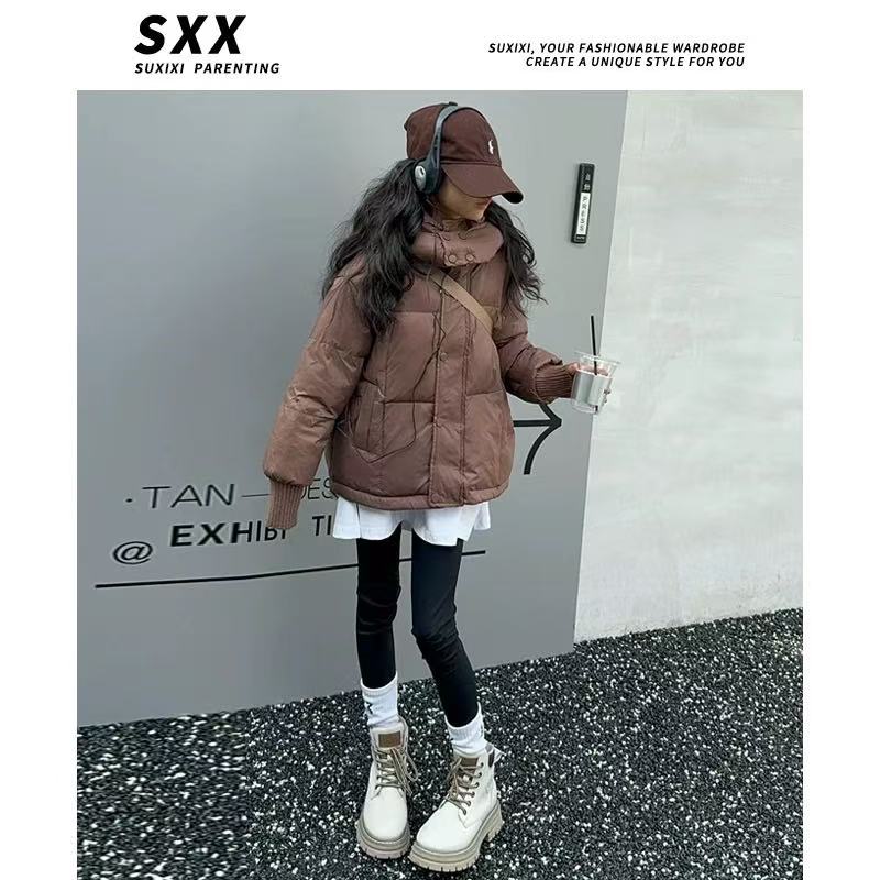 501069 韩版儿童休闲百搭时尚保暖洋气羽绒服