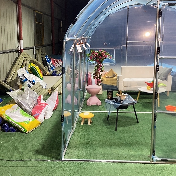 彭***饼家用型阳光温室保温棚