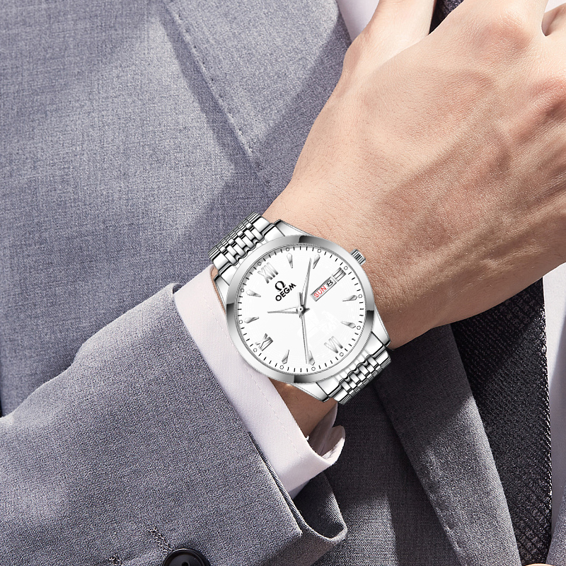 全新未使用/OEGM/钢琴家/单日历/表径42mm/全自动机芯腕表O330-B