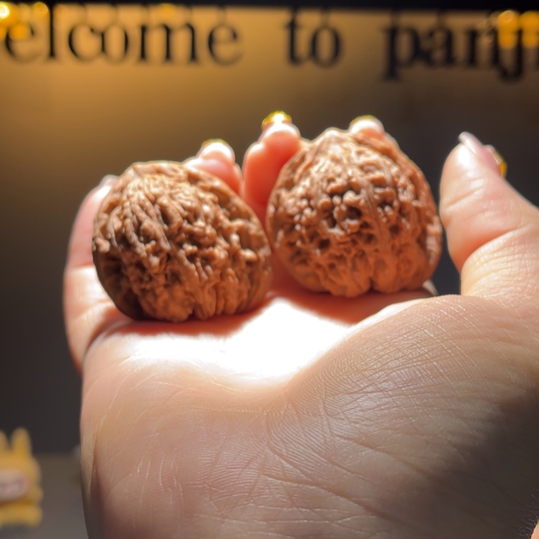 胖***海文玩核桃吊坠南将