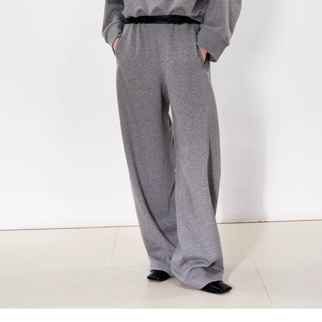 新款个性拼接高腰宽松显瘦百搭休闲女裤