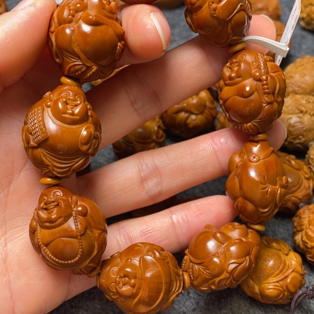 橄榄核手串/手链金*翔财迷