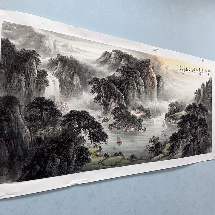 国画宣纸国画纯手工作品