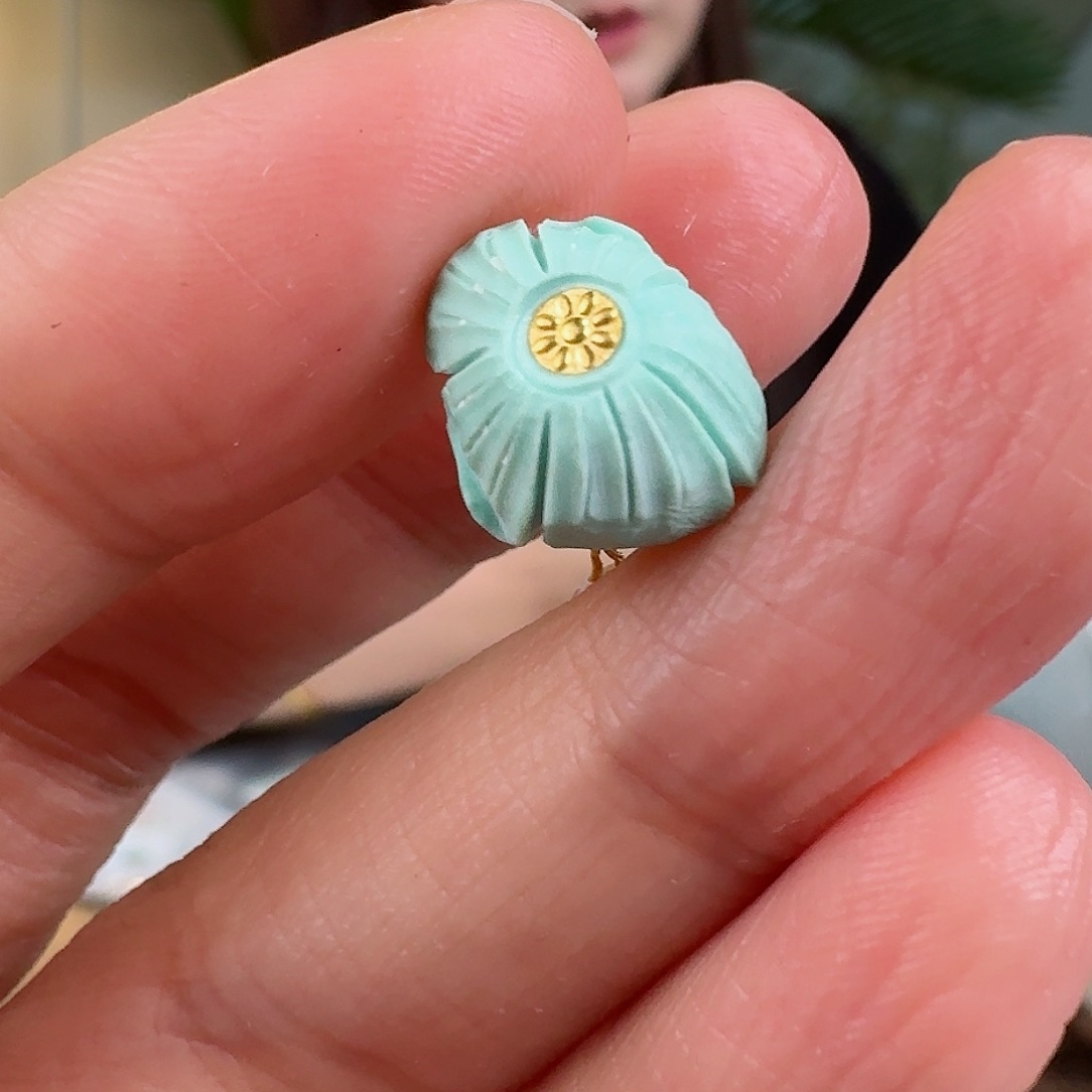 绿松石珠宝奇石未镶嵌