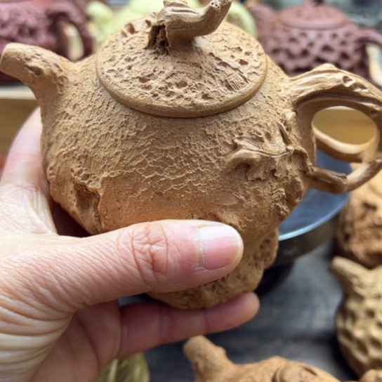 紫砂茶案全手工制作