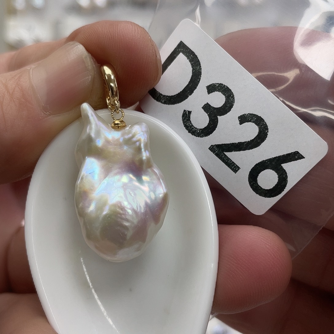 淡水珍珠颈饰银S925镶嵌