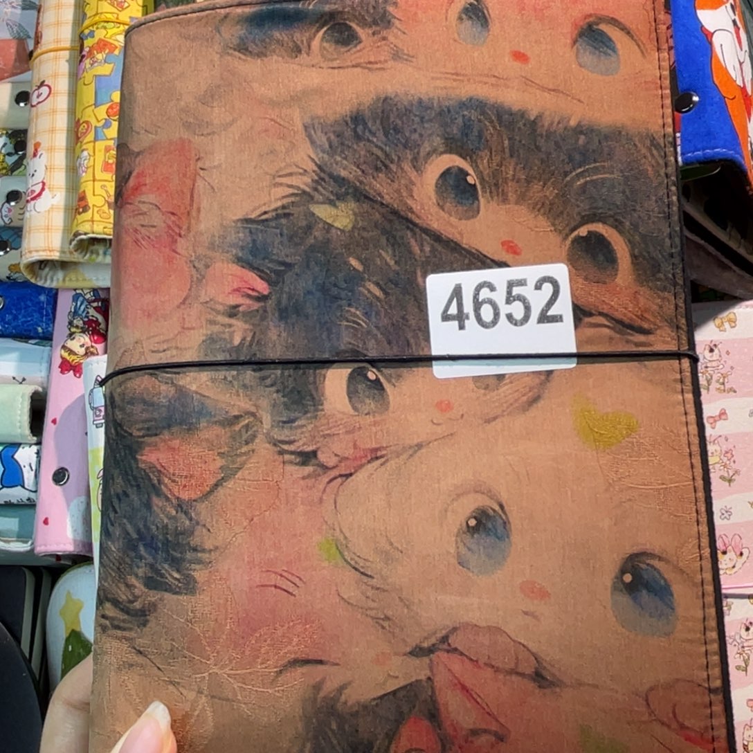 织绣香云纱A5 活页送纸4652