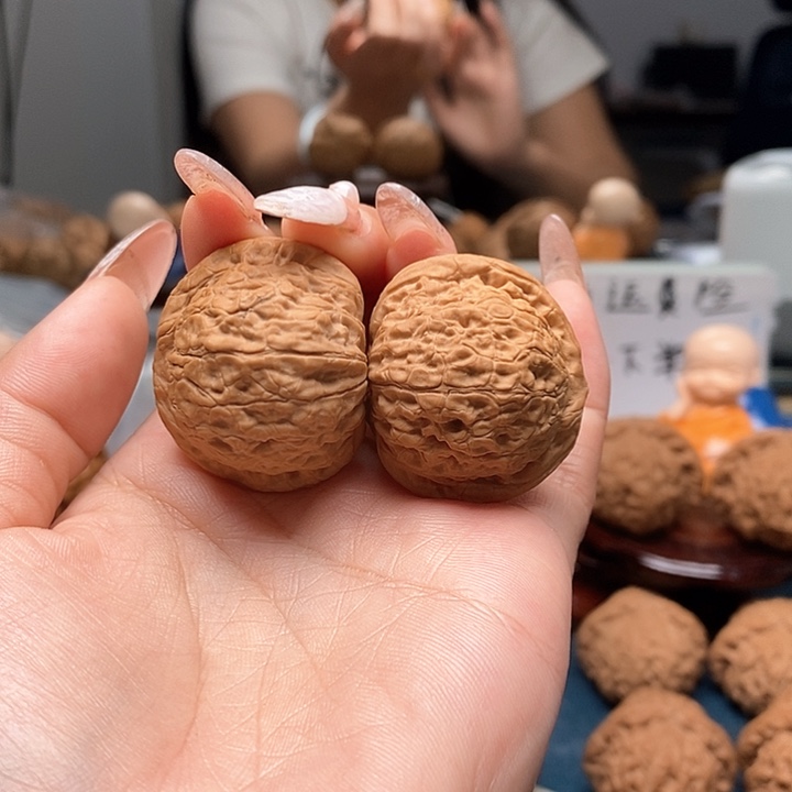 文玩核桃把件七*✨36乾隆磨