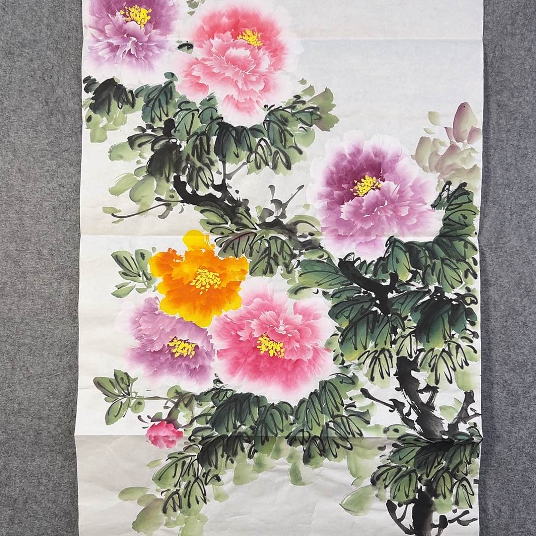 国画388 牡丹花等经济植物资源和