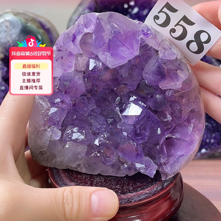 带底座8888未镶嵌紫晶