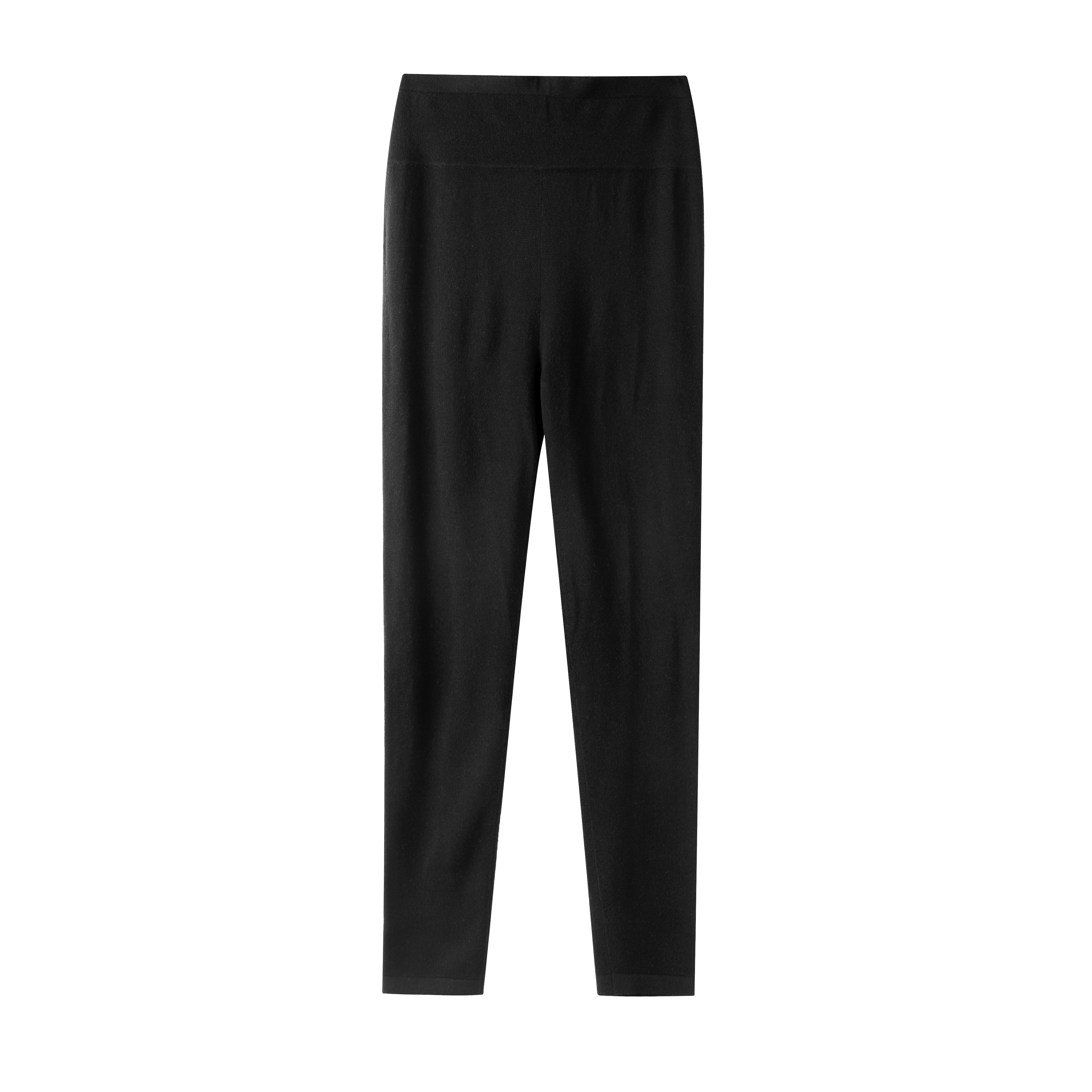 【小舒羊毛裤】针织瑜伽裤意大利进口精纺羊毛裤可外穿黑色秋冬冬季