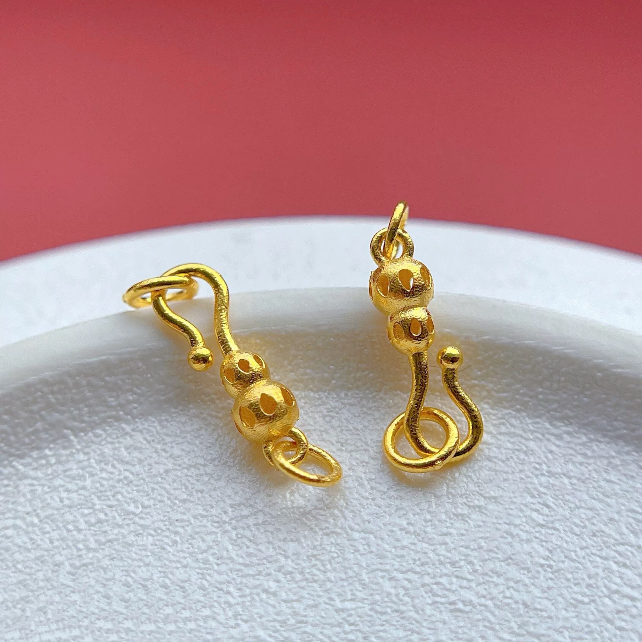 【伊梵甄选】镂空葫芦扣头手链项链diy配饰