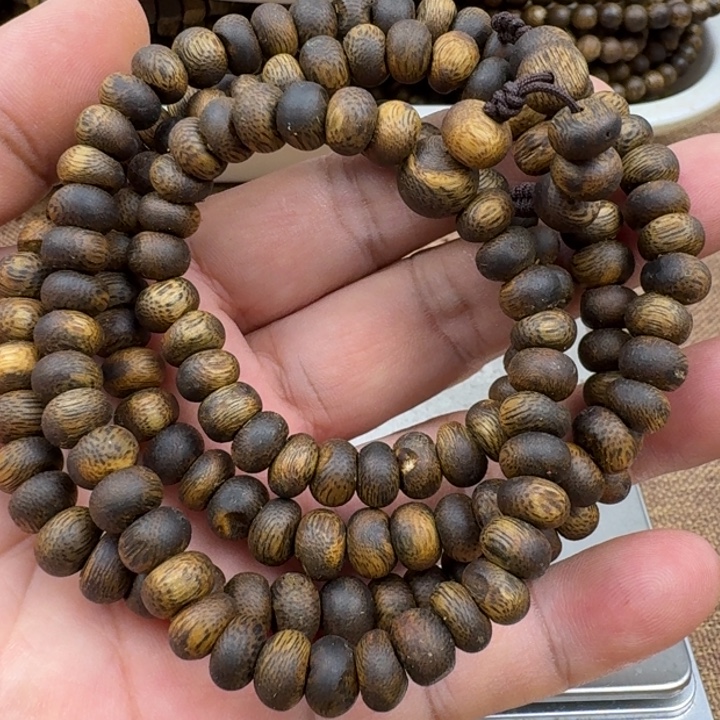 画***画手串沉香张勺子手串25克加