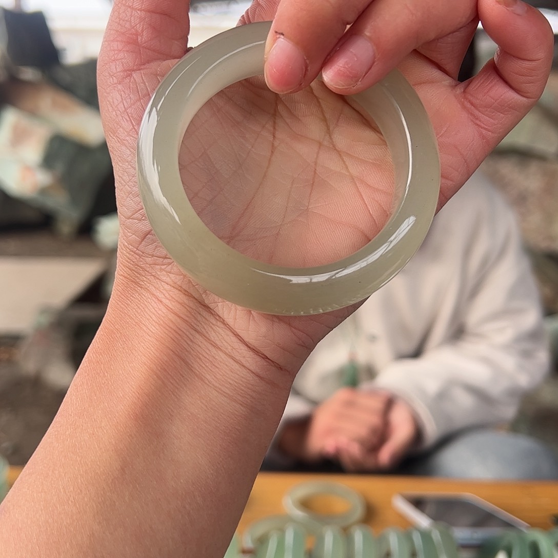 绿东陵冰晴水手镯