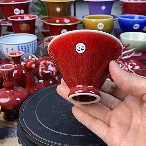 【闪购商品】景德镇名陶雅玩原矿郎红