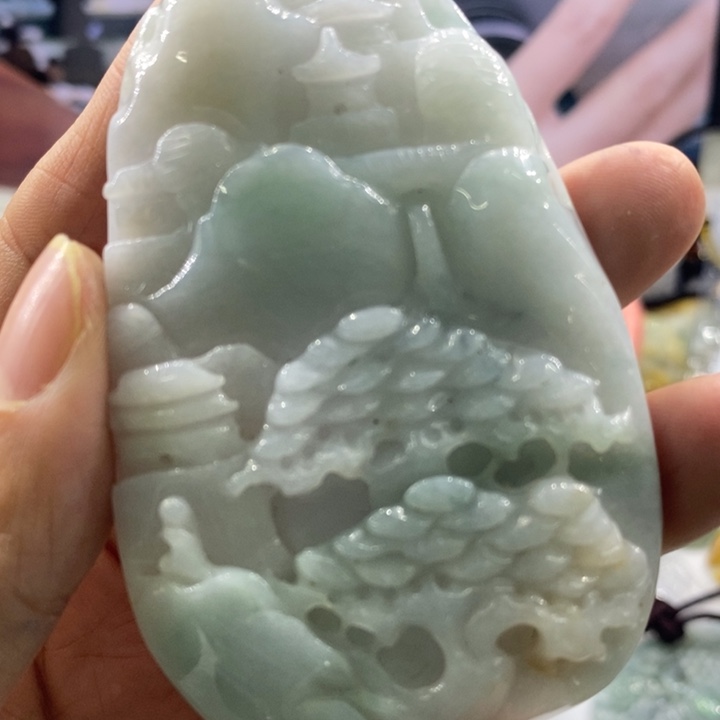 忆***初翡翠未镶嵌吊坠(不含链)2973