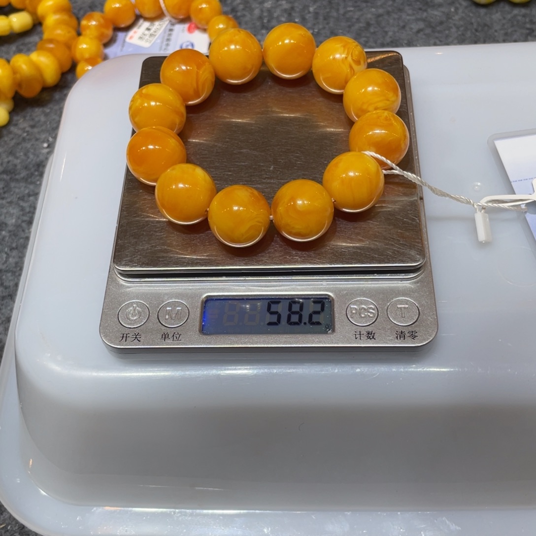 琥珀未镶嵌手链0000