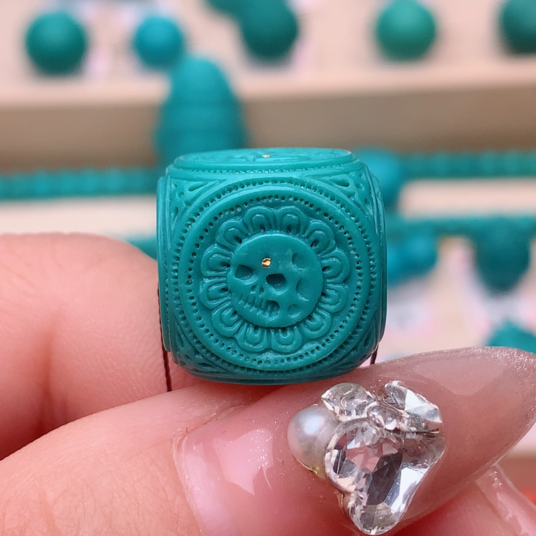 绿松石直径16.0未镶嵌