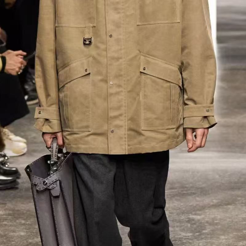 现-TX21025-秋冬时尚小马刺绣拼接圆领长袖打底男士卫衣老钱风