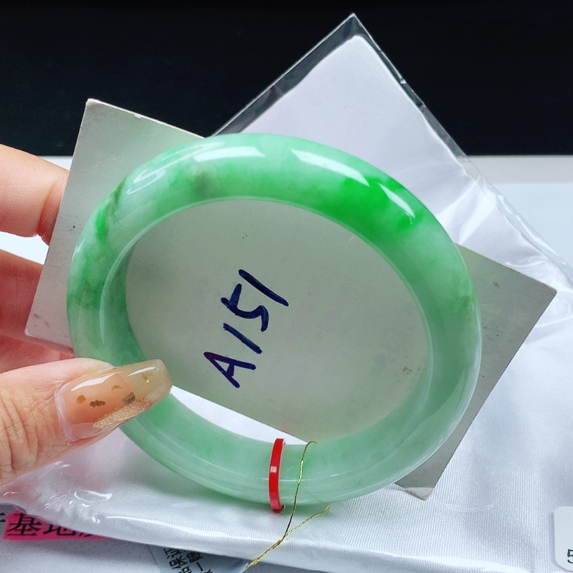 【闪购商品】翡翠手镯未镶嵌 正圈59+