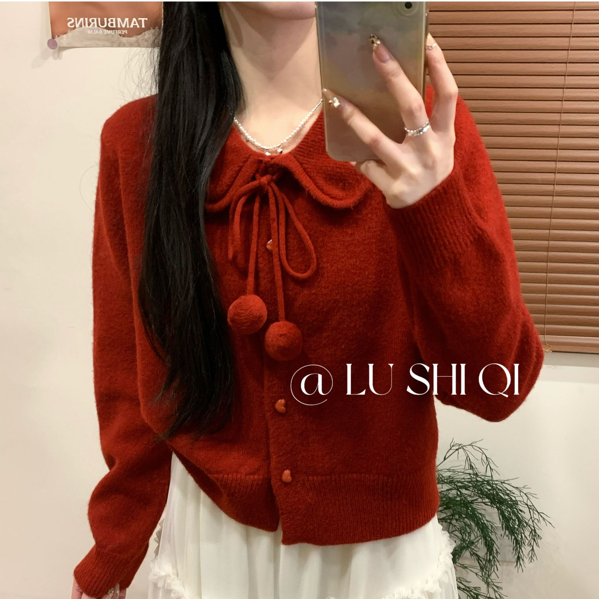 【鹿十七·焦糖慕斯】秋冬显瘦氛围感毛衣开衫