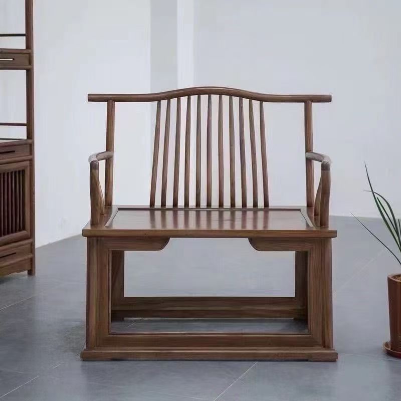 实木骨架大禅椅摇椅椅子茶椅太师椅围椅休闲椅