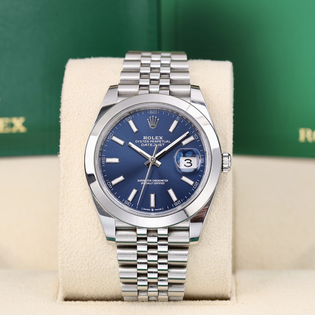 95新 Rolex/劳力士 126300 41mm 蓝盘 2024年10月保卡