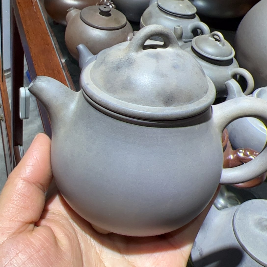 贵台龙窑柴烧茶壶115