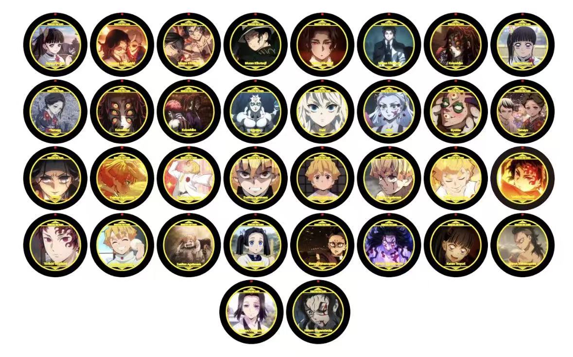 【鬼灭之刃】×【75mm亮面双闪】鬼灭之刃吧唧（默认代拆）