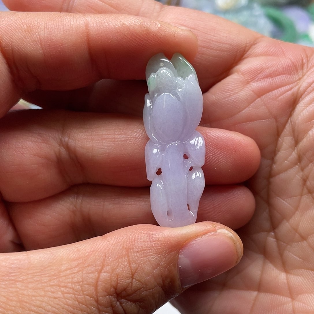 颈饰未镶嵌翡翠泰***河翡玉缘翡翠