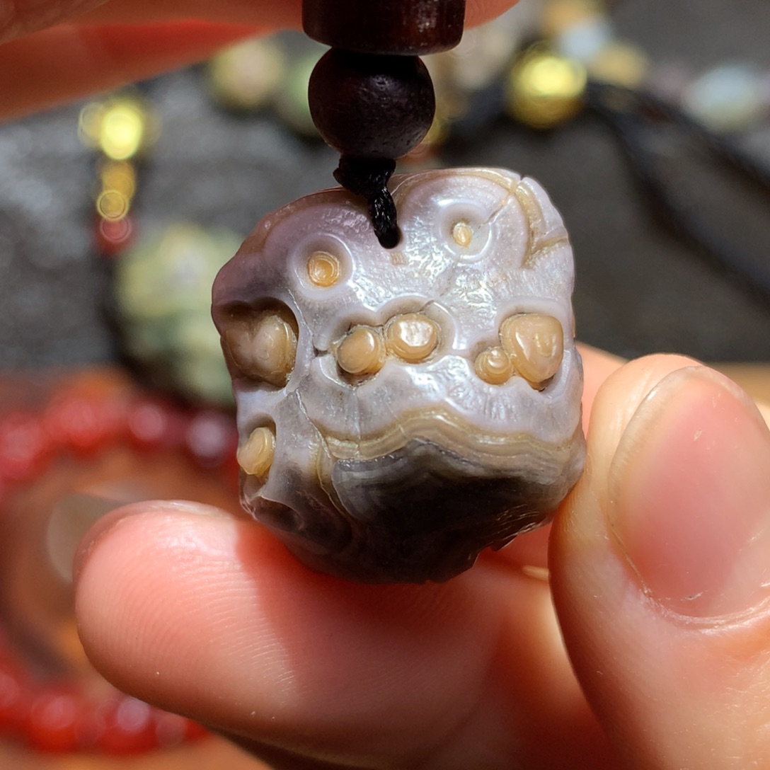 未镶嵌玛瑙/玉髓珠宝半成品