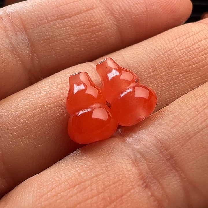 南红玛瑙未镶嵌珠子