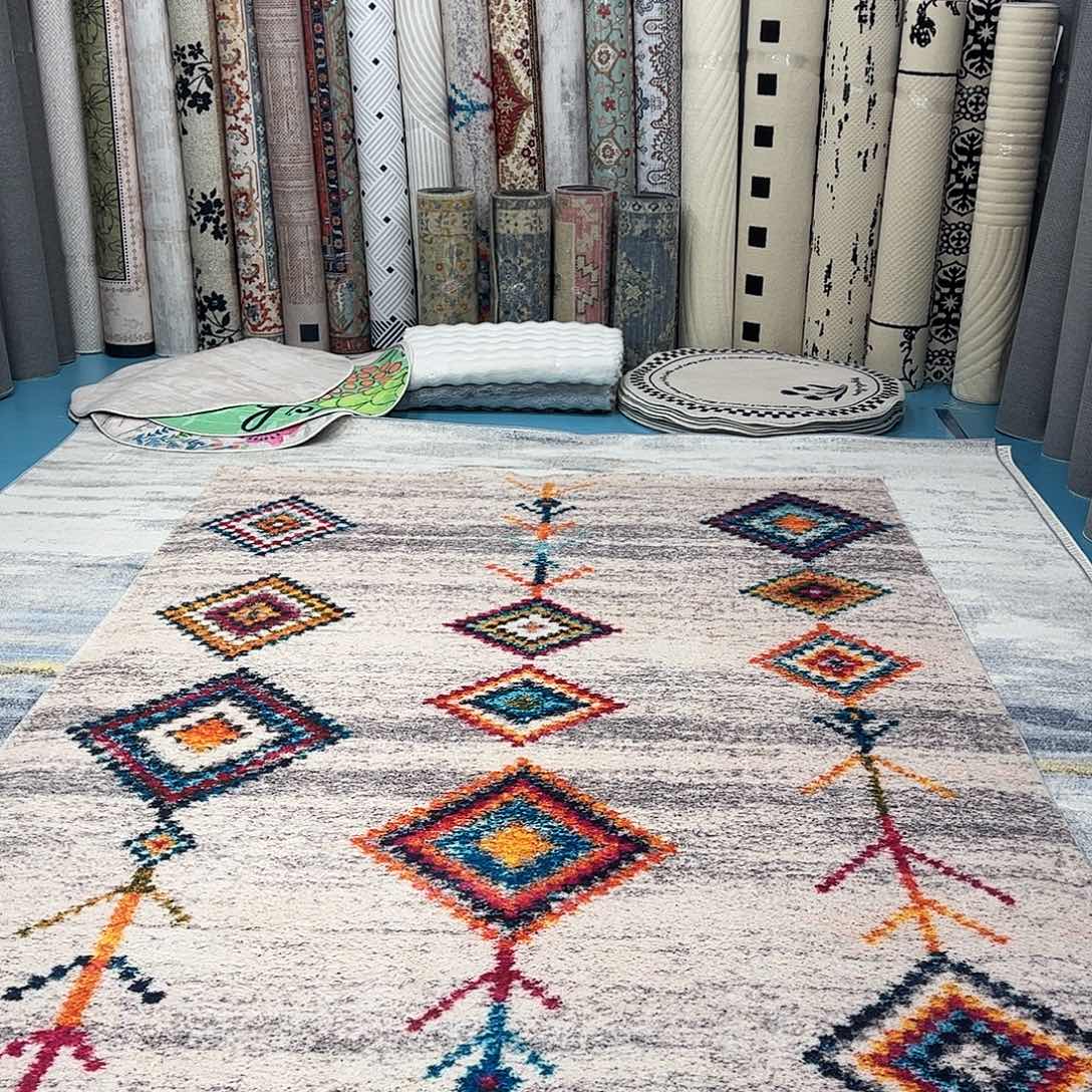 混纺200×300误差±1-3cm精编细砂仿羊绒棉布底微瑕