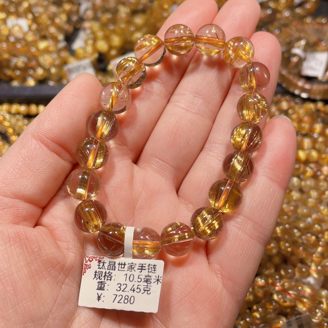 水晶手链未镶嵌?***?天然水晶手链