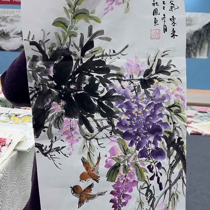 国画手绘国画作品
