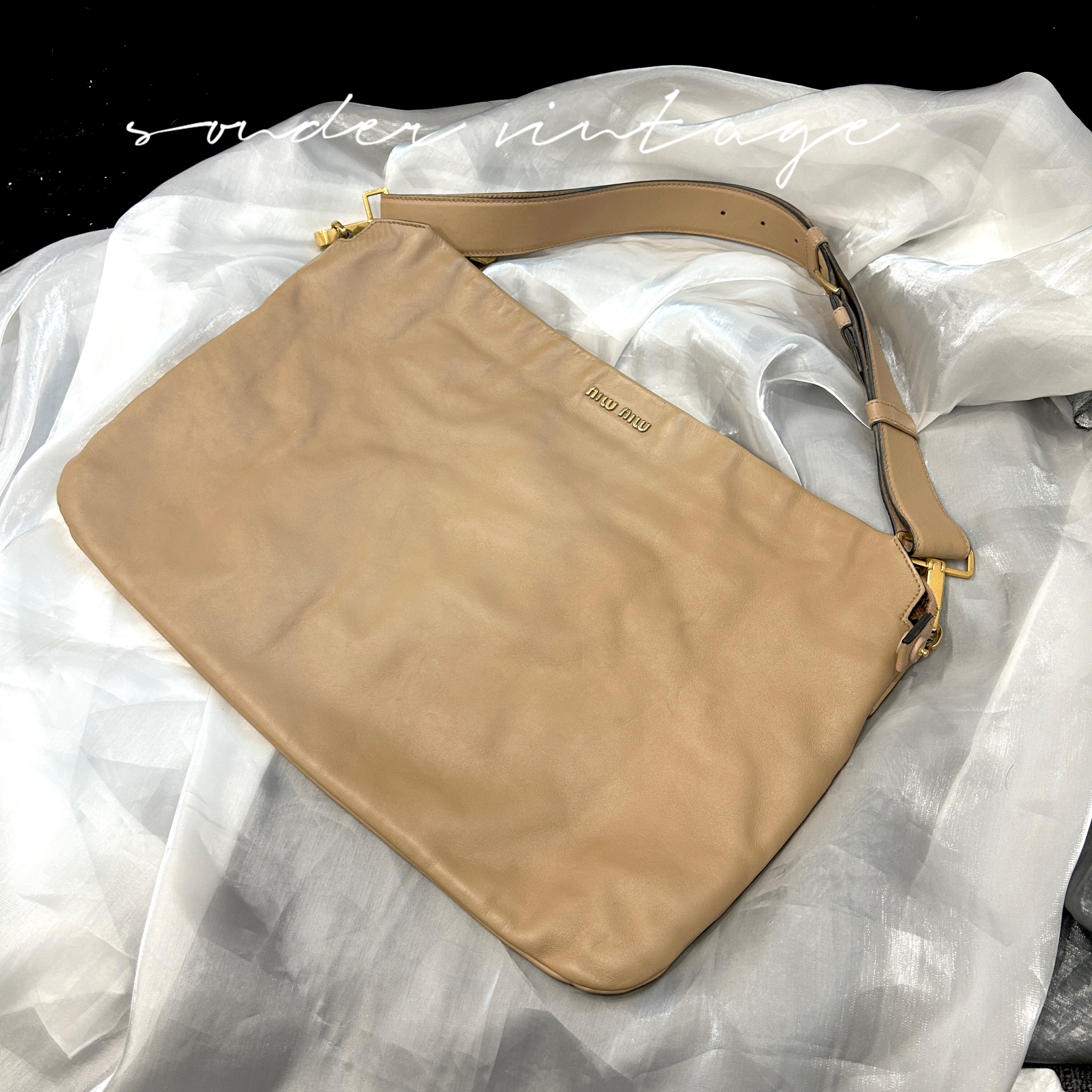 95新 MIU MIU/缪缪 缪缪斜挎单肩腋下包