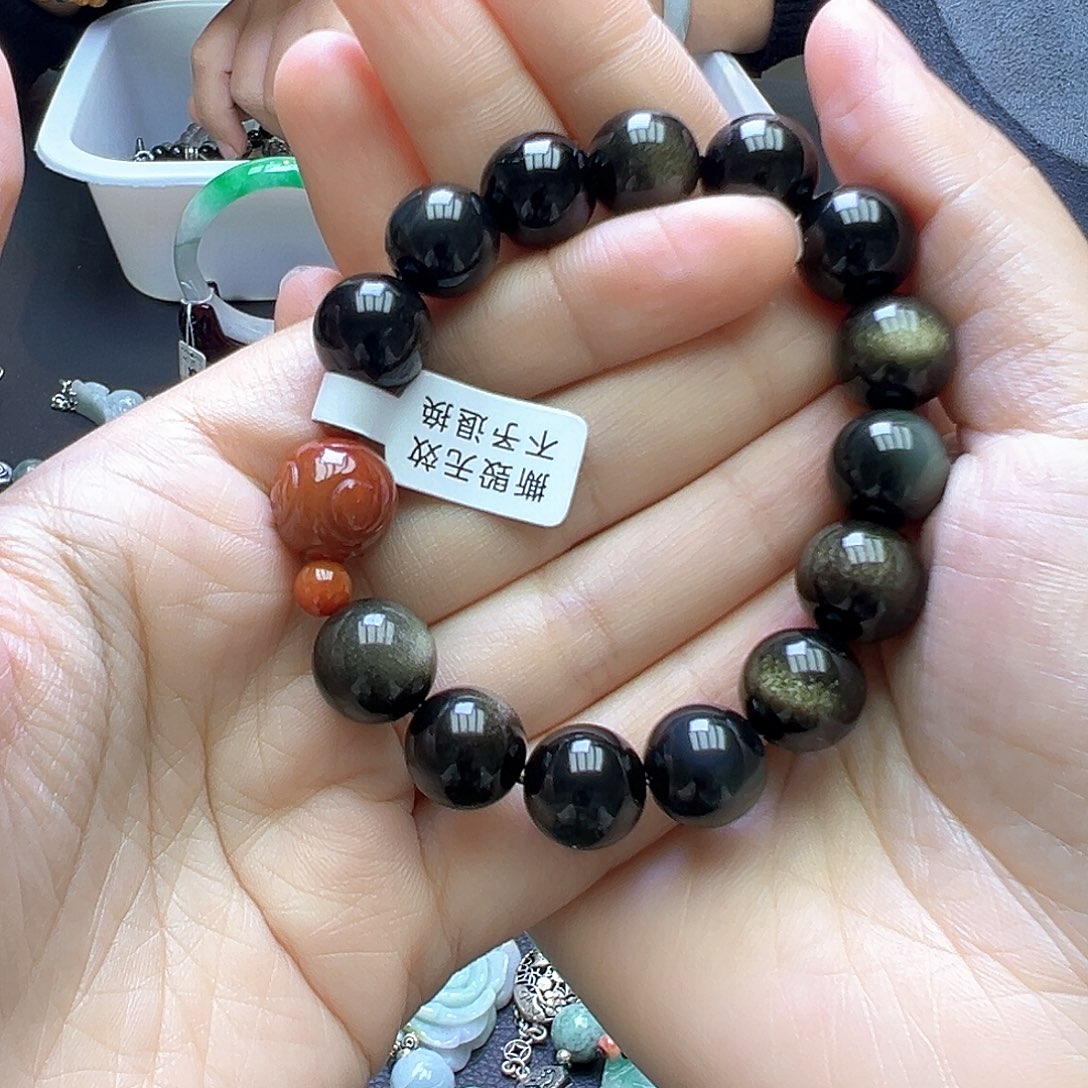 翡翠未镶嵌手链99