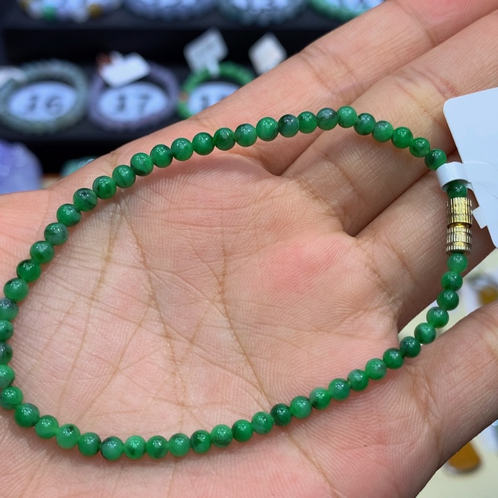 翡翠手链未镶嵌翡翠3+