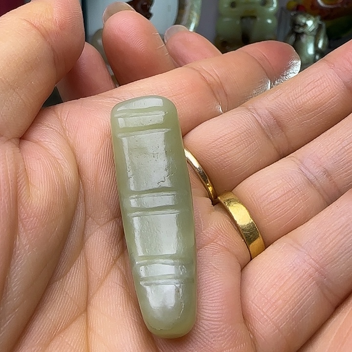 和田玉未镶嵌吊坠(不含链)