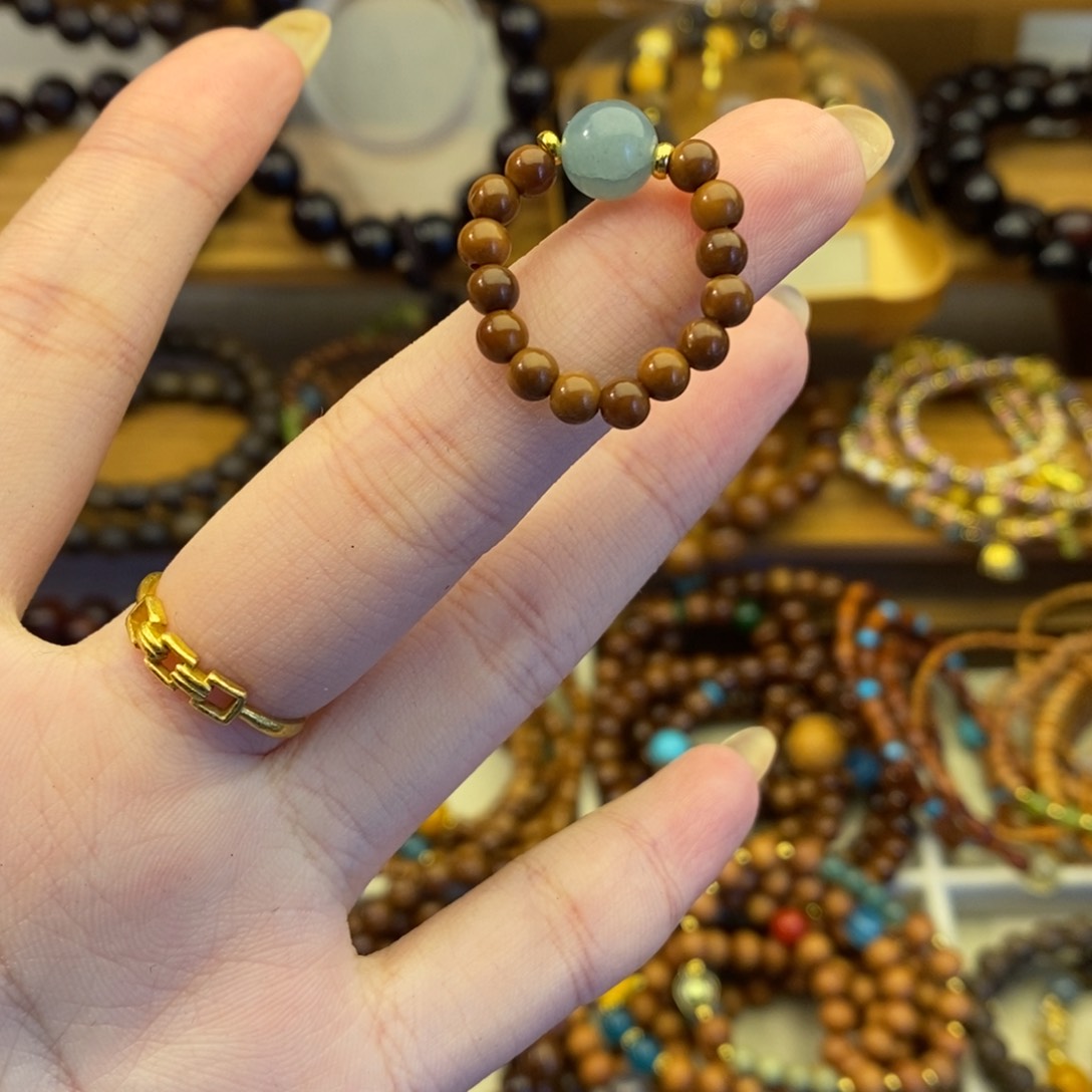 未镶嵌库克手串蓝水