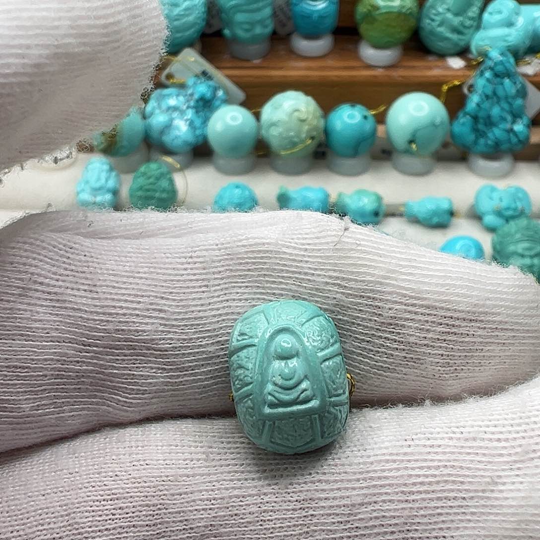 绿松石无相佛珠 未镶嵌