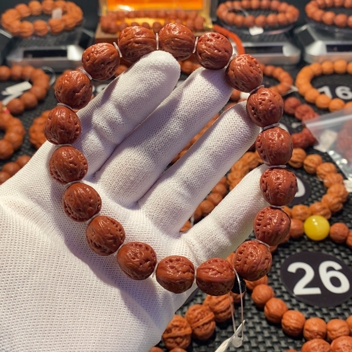 文玩核桃手串核桃手持1.4尺寸全品