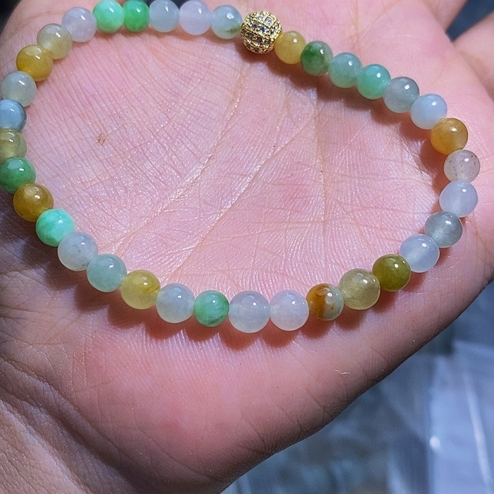 未镶嵌手串翡翠天然缅甸A货翡翠5.1