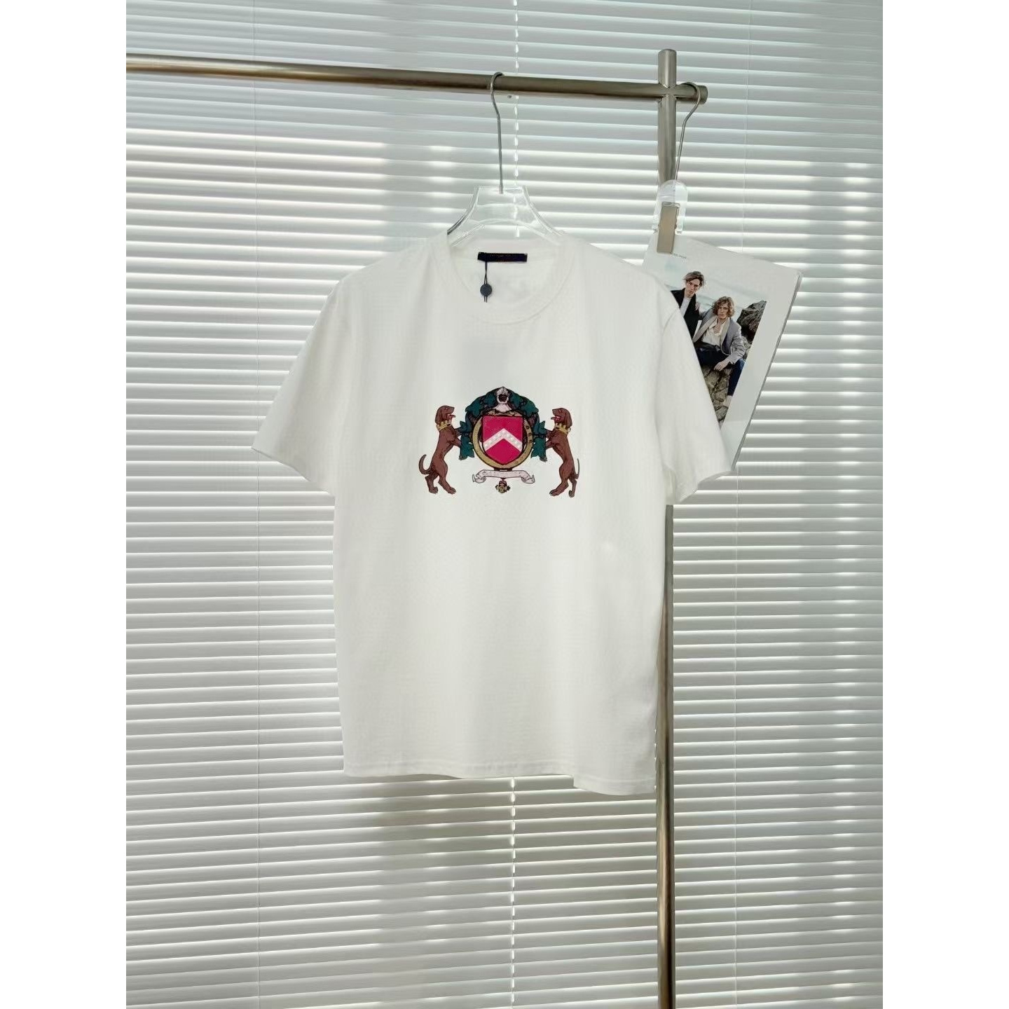 L夏季休闲狗狗简约字母T恤 BALANCE RULE-【平衡规则】