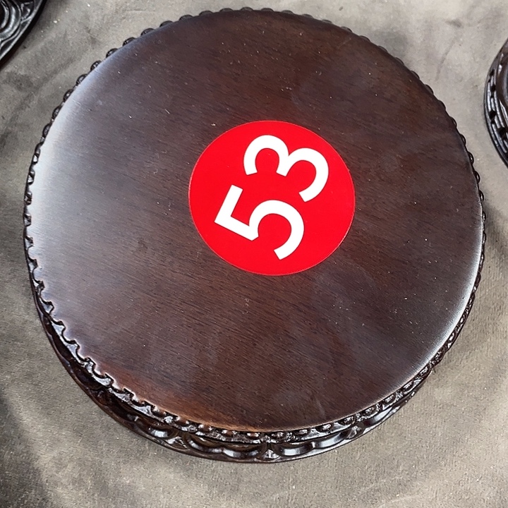 紫砂红木底座工艺品红木底座工艺品13公分